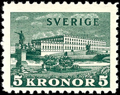5 Kr. Auf Weißem Papier, Tadellos Postfrisch, Mi. 400,--, Katalog: 215b ** - Zweden