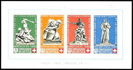 1940, Blockausgabe Pro Patria, Tadellos Postfrisch, Unsigniert, Mi. 400.-, Katalog: Bl.5 ** - Sonstige & Ohne Zuordnung