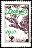 1 P. Und 2 P. Zeppelin-Aufdruckmarken, Postfrisch, Tadellos, Katalog: 478/79 ** - Hungary