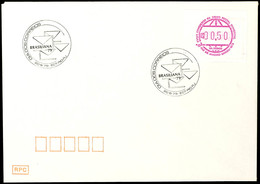 AUTOMATENMARKEN: 1979, 0,50 Cr. Weltpostkongress Mit Sonderstempel "DIA DOS CORREIOS 20-9-79" Auf Blanko-Brief, Tadellos - Brazil