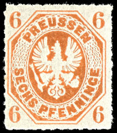 6 Pfennige Orange, Postfrisches Prachtstück, Katalog: 15a ** - Other & Unclassified