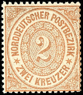 2 Kreuzer Orange, Farbfrisches Kabinettstück, Tadellos Ungebraucht, Katalog: 20 * - Andere & Zonder Classificatie