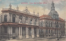 Postcard Ipswich Town Hall & Post Office [ Smiths ] C Pre WW1 My Ref  B13058 - Ipswich