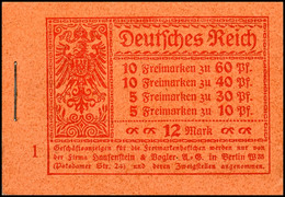 Germania Und Ziffern 1921, Heftchenblattränder Dgz., Tadellos Postfrisch, Mi. 850.-, Katalog: MH15A ** - Cuadernillos