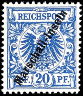 20 Pfg Violettultramarin, Berliner Ausgabe, Tadellos Postfrisch, Gepr. Bothe BPP, Mi. 200.- - Unterbewertet., Katalog: 4 - Marshall Islands