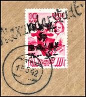 5 R. Auf 10 Kop. Rotlila, Aufdruck In Type III, Abart "doppelter Aufdruck", Tadellos Gestempelt Mit Stummen Stempel "15  - Altri & Non Classificati