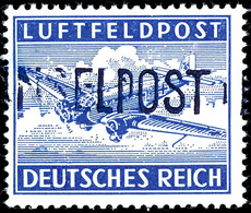 Insel Leros, Zulassungsmarke Gezähnt, Aufdruck Der Type III In Schwarzblauviolett, Tadellos Postfrisch, In Dieser Erhalt - Sonstige & Ohne Zuordnung