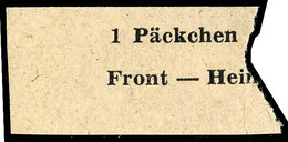 Kuban-Päckchenmarke, Type II, Leider Zerrissen Und Nur Die Linke Hälfte - Echt, Mi. Für Eine Vollständige Päckchenmarke  - Altri & Non Classificati