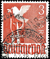 3 Mark Berlin- Niederschönhausen, Gestempelt, Einwandfrei Erhaltene Marke, Michel 800,- Gepr. BPP, Katalog: IIcI O - Other & Unclassified
