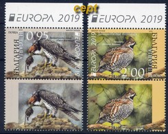 Bulgaria/ Bulgarie - Europa Cept 2019 Year -  Set With Vignetes MNH** - 2019