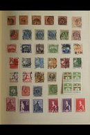 EUROPEAN COUNTRIES  1841-1960s MINT & USED COLLECTION - STC 4000+ EUROS presented In An Old Spring Back Album, Includes  - Other & Unclassified