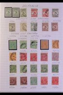 BRITISH COMMONWEALTH COLLECTION  1860's-1990's Some Mint But Mostly Used Stamps In Three Albums, We See Abu Dhabi Throug - Other & Unclassified