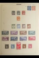 WORLD COLLECTION  19th Century To 1970's Mint & Used Mostly All Different Stamps On Pages In Two Binders, Includes Ionia - Sonstige & Ohne Zuordnung