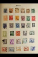 LATIN AMERICA COLLECTION  19th Century To 1960's Mostly Used Stamps With Very Little Duplication In An Old Album, Includ - Altri & Non Classificati