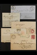 EUROPEAN POSTAL HISTORY  An Interesting "OLD TIME"  Covers, Cards & Postal History Ephemera Selection Of "collectors Put - Autres & Non Classés