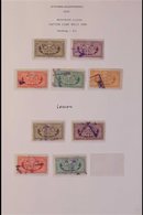 RAILWAYS  1926-28 Latvian Railway Stamp Collection arranged And Annotated On 7 Album Pages Incl Complete Sets & Some Min - Ohne Zuordnung