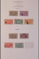 RAILWAYS  1926-28 Latvian Railway Stamp Collection arranged And Annotated On 7 Album Pages Incl Complete Sets & Some Min - Non Classés