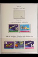 SPACE - APOLLO 7 TO 10  1968-1970 WORLD SUPERB NEVER HINGED MINT COLLECTION In A Special Printed Album, All Different, I - Ohne Zuordnung