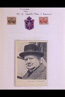 WINSTON SPENCER CHURCHILL  1940s-2000's EXTENSIVE MINT & USED WORLD COLLECTION In A Large & Bulging Album. We See A Mass - Non Classificati