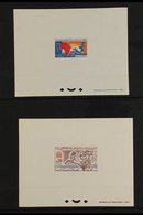 1964-1969 IMPERFORATE.  A Very Fine Group Of Epreuves De Luxe & Imperforate Cards That Include The 1964 Africa Day, 1964 - Other & Unclassified