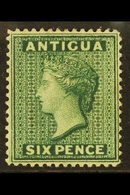 1884-87  6d Deep Green, Watermark Crown CA, Perf 14, SG 29, Fine Mint. For More Images, Please Visit Http://www.sandafay - Andere & Zonder Classificatie