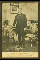 JOSE EVARISTO URIBURU SIGNATURE.  1904 Picture Postcard Portrait, Signed JOSE E. URIBURU, President Of Argentina 1895-18 - Andere & Zonder Classificatie