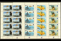 2011  Search & Rescue Set, SG 1103/6, In Sheetlets Of 10. NHM (4 Sheetlets) For More Images, Please Visit Http://www.san - Ascension