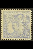 NEW SOUTH WALES  1890 20s Ultramarine Capt. Arthur Phillip & Lord Carrington Perf 12x11, SG 264cb, Fine Mint, Very Fresh - Other & Unclassified