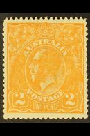 1918  2d Dull Orange On Semi Surface Paper, Bw 95g, Fine Mint For More Images, Please Visit Http://www.sandafayre.com/it - Sonstige & Ohne Zuordnung