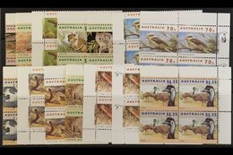 1992  Australian Wildlife (1st Series), SG 1361/71 Including 70c, 90c & $1.20 Orange Brown (SG 1366a, 1368a & 1370a) Val - Other & Unclassified