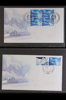 2009 POLES AND GLACIERS  Collection Of Illustrated And Unaddressed First Day Covers Bearing "Preserve The Polar Regions  - Other & Unclassified