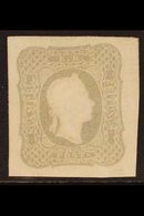 1861  1861 1.05k Grey "Newspaper Issue" (Michel 23a, SG N38), Fine Mint, Large Part OG Gum, Four Jumbo Margins. An Attra - Andere & Zonder Classificatie