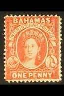 1863-77  1d Scarlet-vermilion, Bright Shade, Wmk Crown CC REVERSED, Perf.14, SG 33x, Never Hinged Mint, BP Basel Certifi - Altri & Non Classificati