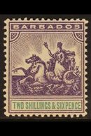 1905  2s.6d. Violet And Green, SG 144, Very Fine Mint. For More Images, Please Visit Http://www.sandafayre.com/itemdetai - Barbados (...-1966)