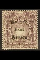 1895  3r Slate-purple, SG 45, Fine Mint. For More Images, Please Visit Http://www.sandafayre.com/itemdetails.aspx?s=6437 - British East Africa