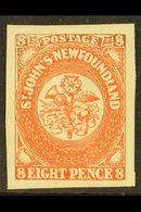 1857  8d Scarlet Vermilion, SG 8, Very Fine Mint No Gum With Huge Margins All Round. For More Images, Please Visit Http: - Sonstige & Ohne Zuordnung
