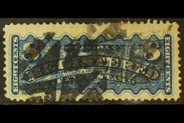 REGISTRATION  1875 8c Blue, SG R9, Good Used With Full Perfs. Cat £300 For More Images, Please Visit Http://www.sandafay - Sonstige & Ohne Zuordnung