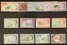 1962-64  Pictorials Complete Set, SG 165/79, Never Hinged Mint, Very Fresh. (15 Stamps) For More Images, Please Visit Ht - Cayman Islands