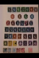 1857 TO 1935 WONDERFUL OLDE TYME STAMP HOARDERS COLLECTION  Of Both Mint And Used Stamps Untidily Arranged On Ancient Ho - Ceylon (...-1947)