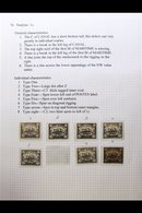 SUEZ CANAL COMPANY.  A SPECIALIZED COLLECTION OF FORGERIES Of The Classic 1868 Imperf Stamps. Expertly Identified And An - Sonstige & Ohne Zuordnung