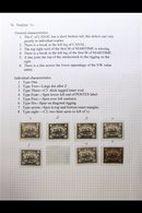 SUEZ CANAL COMPANY.  A SPECIALIZED COLLECTION OF FORGERIES Of The Classic 1868 Imperf Stamps. Expertly Identified And An - Andere & Zonder Classificatie