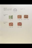 USED IN TURKEY (METELINO)  A Beautiful Collection Of Egyptian Pyramid Stamps Cancelled At The Egyptian PO In Metelino Us - Andere & Zonder Classificatie