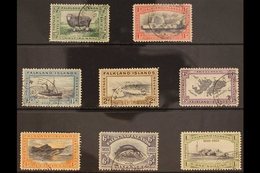1933  Centenary Set To 1s Complete, SG 127/34, A Few Shortish Perfs, Good To Fine Used. (8 Stamps) For More Images, Plea - Falklandeilanden