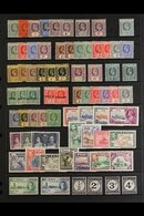 1903-38 FINE MINT COLLECTION.  An Attractive, ALL DIFFERENT Collection Presented On A Stock Page With Shade & Paper Vari - Fidji (...-1970)