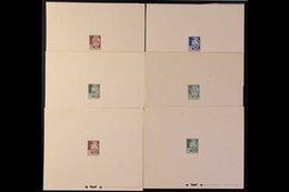 ALGERIA  1942-45 Arms Set Of 12 (without Imprint), SG 190/201, As Imperf EPREUVES DE LUXE Printed In Issued Colours, App - Other & Unclassified
