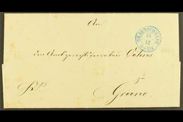 BRUNSWICK  1825-1862 Five Stampless Entires & Entire Letters Bearing Various Postal Markings, Includes Two-lines Dated " - Other & Unclassified