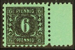 RUSSIAN ZONE  MECKLENBURG-VORPOMMERN 1945-46 6pf Black On Opal Green With Large Circle Upper Left Next To "P" Of Lower " - Other & Unclassified