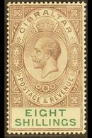 1921-27  8s Dull Purple And Green, Wmk Mult Script CA, SG 101, Mint Lightly Hinged. Fresh! For More Images, Please Visit - Gibilterra