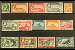 1938-51  Pictorial Definitive Set, SG 121/31, Fine Mint (14 Stamps) For More Images, Please Visit Http://www.sandafayre. - Gibraltar