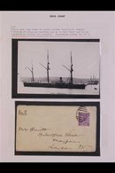 1871 ANTI SLAVERY PATROL COVER & CORRESPONDENCE.  1871 (20 Aug) A Lengthy Personal Letter On Two Sheets Of "HMS Seagull" - Goldküste (...-1957)